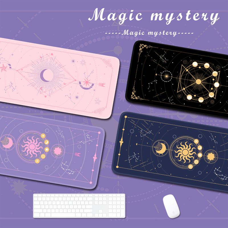 Laptop Accessories For Gaming - Magic Moon Star Purple bardzo duża