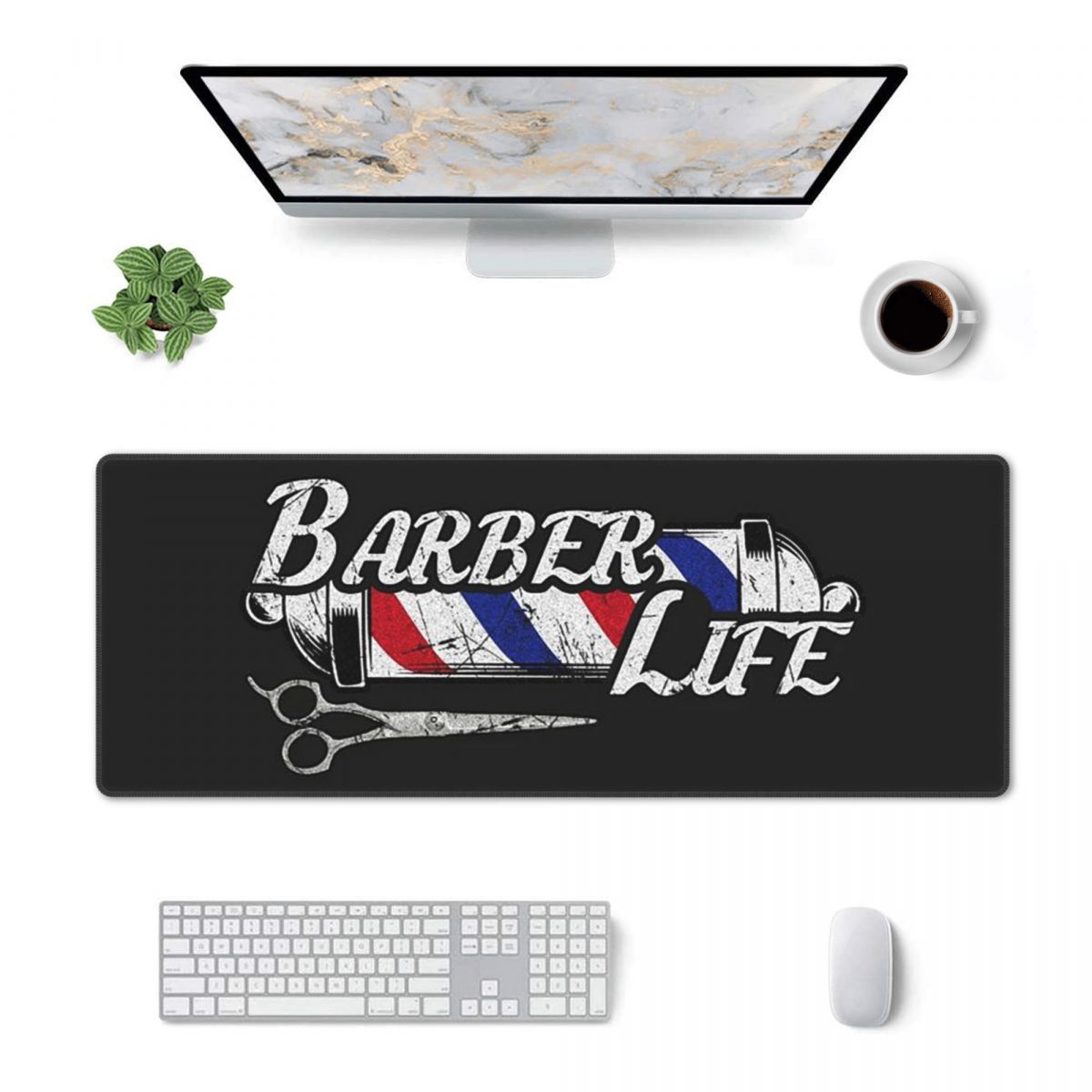 Laptop Accessories Shop - Duża podkładka pod mysz, znak salonu