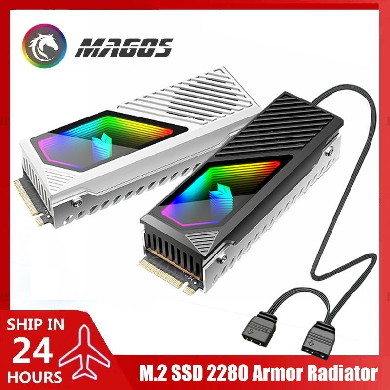 External Nvme Ssd - Radiator M2 NVMe SSD 2280, mosiądz+aluminium