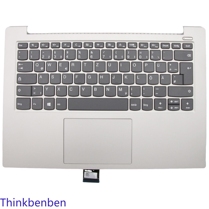 Laptop Accessories Keyboard Cover - DE German Platinum Grey Keyboard Upper