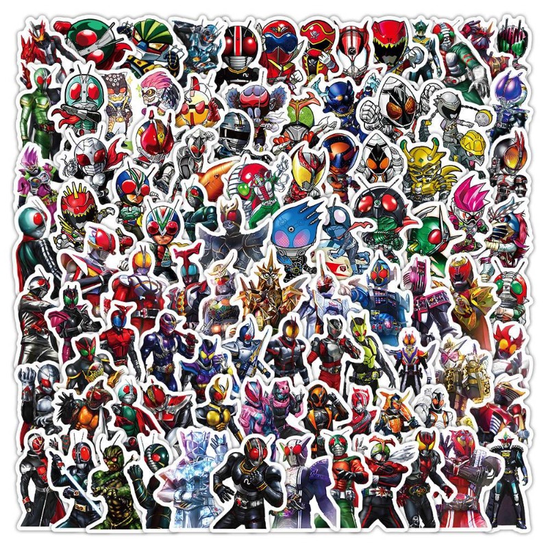 Laptop Editing Accessories - 103 szt. Naklejki Kamen Rider Estetyczne,