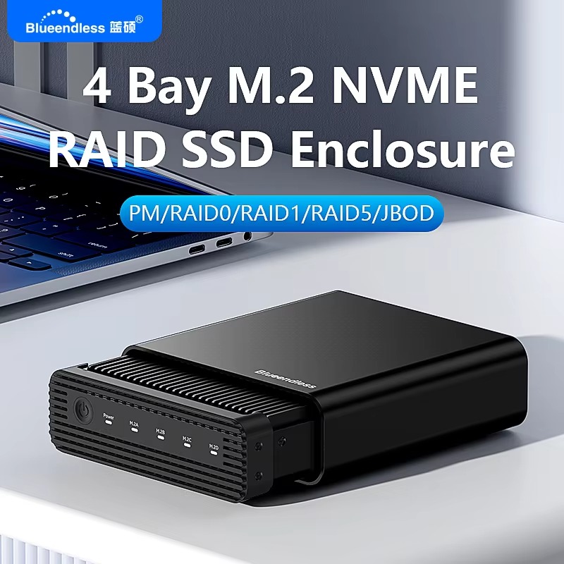 Aluminiowa obudowa M2 4-Bay US – External Nvme Ssd recenzja i cena