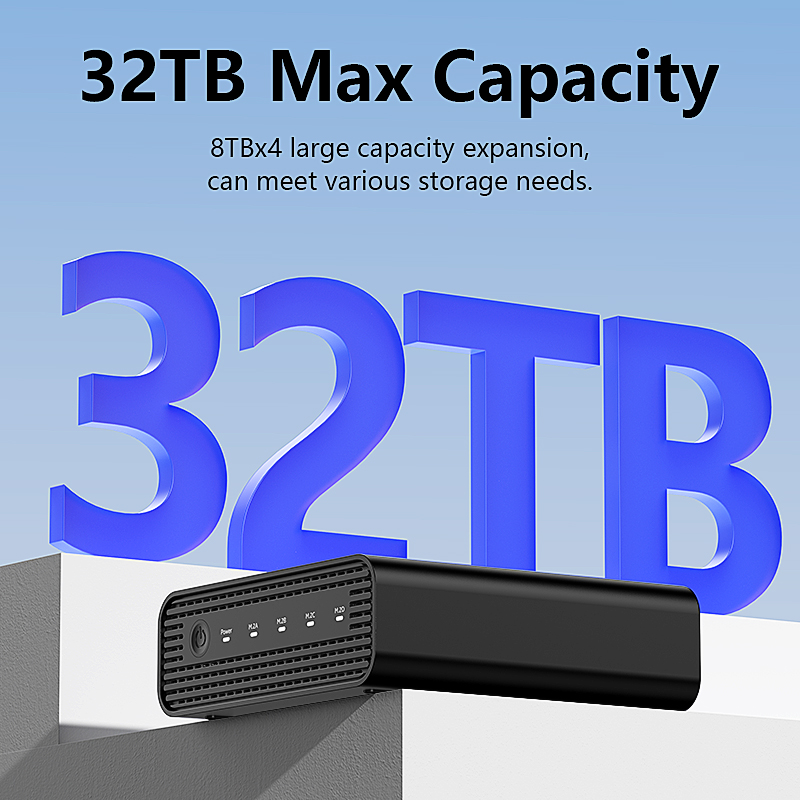 Aluminiowa obudowa M2 4-Bay US – External Nvme Ssd recenzja i cena