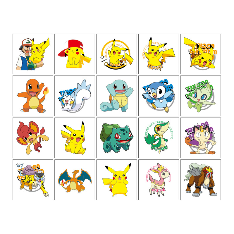 5 * 5 cm 20 sztuk Pokemon Pika – Good Laptop Accessories recenzja i cena