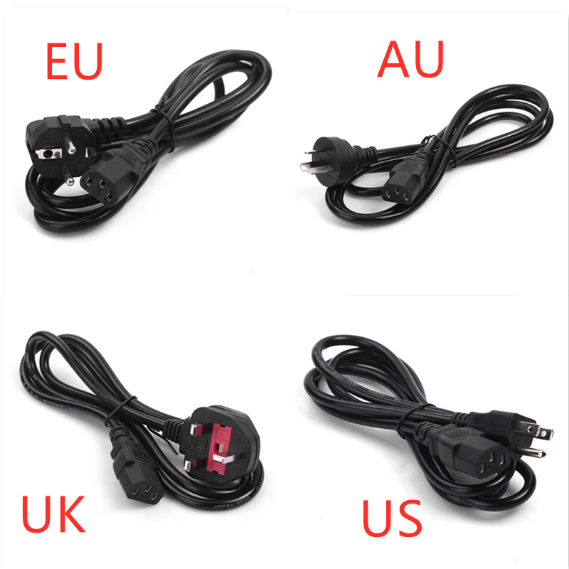 Trwałe 3-Prong 1.2m ue US AU U – Laptop Accessories Uk recenzja i cena